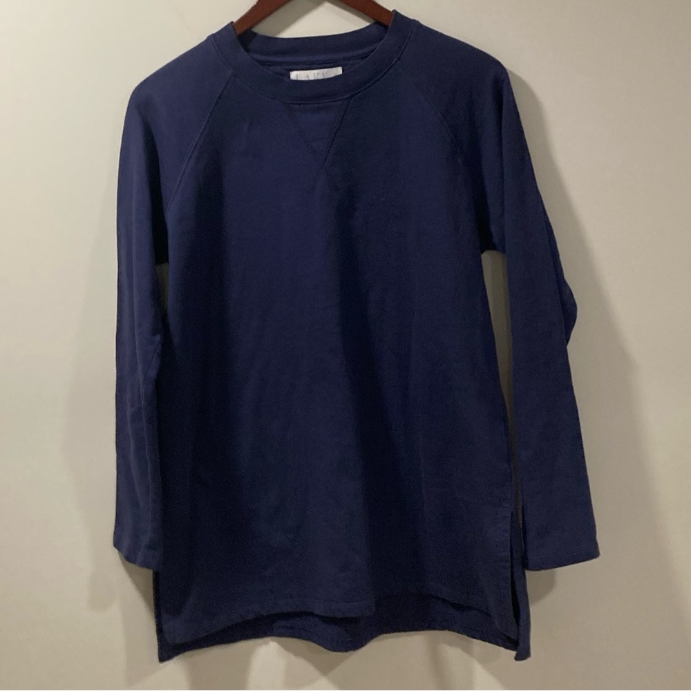 LAKE Women's Navy Blue Raglan Style Tunic - Picture 4 of 8